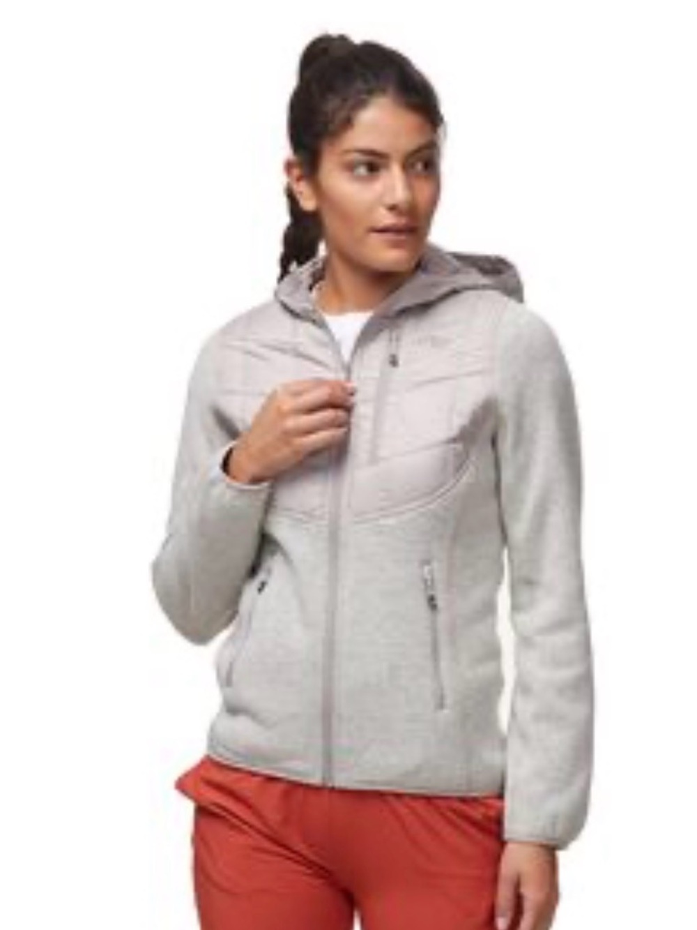 Outdoor Research Vashon Hybrid Full-Zip Jacket Women's XS Gray Fleece Wool